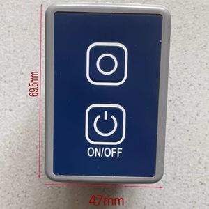 Lt1001 สวิตช์ติดผนัง 220V ปุ่มเดียวเปิด-ปิด สำหรับเครื่องบดเนื้อ เครื่องนึ่งอาหารทะเล อุปกรณ์เตาแก๊ส - Product Image 2
