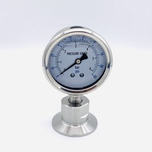เกจวัดความดันแบบไดอะแฟรมเชื่อมต่อแบบไตรแคลมป์สแตนเลส - Product Image 2