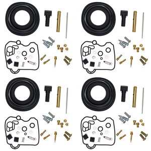 Kit de réparation de carburateur de moto pour SUZUKI <span class=keywords><strong>Bandit</strong></span> 250 GSF250 GJ74A 1989-1993 Accessoires de réparation 4 Sets - Product Image 1