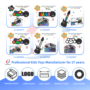 Chengji juguete de plástico instrumentos musicales <span class=keywords><strong>en</strong></span> <span class=keywords><strong>miniatura</strong></span> múltiples portátiles de mano dibujos animados niños educación juguetes de aprendizaje con música - Product Image 4