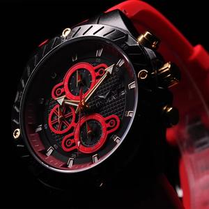 Drioshipping Reloj Top Nuevo 2024 Hombres Reloj Deporte Impermeable Venta al por mayor Hombres Relojes Lujo Impermeable Silicona - Product Image 5