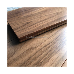 AB 등급 고급스러운 자연 부드러운 아메리칸 블랙 호두 단단한 나무 바닥 - Product Image 1