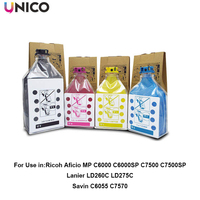 Cartouche de toner UNICO pour imprimante laser Lanier LD260C LD275C Savin C6055 C7570