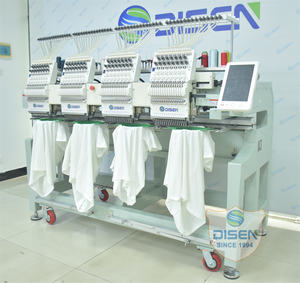 เครื่องปักคอมพิวเตอร์คุณภาพสูง <span class=keywords><strong>4</strong></span> หัว 12/15 <span class=keywords><strong>เข็ม</strong></span> สำหรับงานอุตสาหกรรมอัตโนมัติ สำหรับเสื้อยืด/งานปักแบบเรียบ/งานปักหมวก - Product Image 4