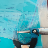 Sacs OPP personnalisés en usine, imprimés en héliogravure, transparents, résistants à l'humidité, pour l'emballage de papier photo formats A2/A3/A4