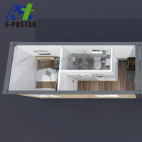 Bâtiments Modulaires en Acier de Luxe, Design Boutique, Traditionnels, Étanche, Conteneurs Portables, Bureaux Extensibles, Vente Chaude