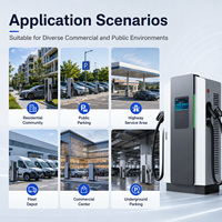 Chargeur rapide DC 240 kW à double connecteur CCS2 GB/T OCPP, station de recharge intelligente pour véhicules électriques, partage de puissance, pour projets commerciaux sur autoroutes