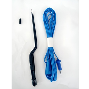 Pinces bipolaires à baïonnette Ellman 8 pouces en acier inoxydable, pointe antiadhésive de 1 mm, câble réutilisable, certifiées CE, haute qualité pour la chirurgie canine - Product Image 1