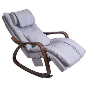 Massage Chair Full Body <b>Vibration</b> Heated Home Seat <b>Plug</b>-<b>In</b> Railless Multi-Point Massage Gray And Black - Product Image 2