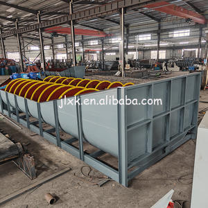 砂と砂利の泥分離に便利なポリウレタン耐摩耗性の二重螺旋砂洗浄機 - Product Image 6