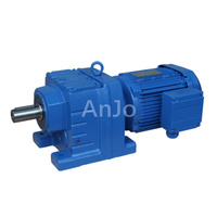 R Series R17 R37 R87 Grosir Reducer Kecepatan Torsi Besar Poros Solid Filter Tekanan Reducer Helikal untuk Motor Gear Filter Press