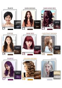 Tinte para el cabello semipermanente a base de hierbas, champú de color, productos más vendidos, cosas para el cabello - Product Image 6