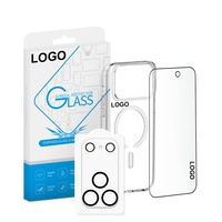 Kit d'installation de protection d'écran anti-lumière rouge de haute qualité, accessoires pour iPhone, film de protection d'objectif, coque transparente, vente en gros