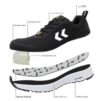 Chaussures de sécurité unisexes à embout d'acier, nouveau style, respirantes, anti-écrasement, anti-perforation, légères, résistantes à l'usure, pour la construction