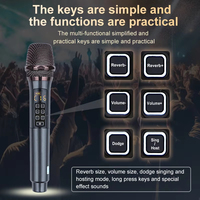 Microphone sans fil portable R27 avec carte son IA, accompagnement audio numérique OTG BT pour karaoké et streaming