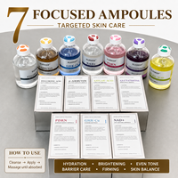 Ensemble d'ampoules M GHK-CU, sérum facial au peptide de cuivre et à l'ectoïne, hydratant et raffermissant, sérum au tripeptide de cuivre-1, soin coréen pour usage quotidien en salon