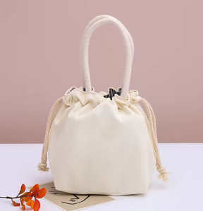 Colorful reusable thick custom pattern cotton <b>canvas</b> <b>drawstring</b> <b>bag</b>, gift, travel <b>canvas</b> shopping <b>bag</b> - Product Image 2