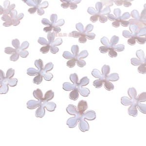 Cuentas de flores acrílicas de cinco pétalos para la fabricación de pulseras al por mayor, origen Chaozhou, moldeado por inyección, accesorios de joyería DIY - Product Image 5