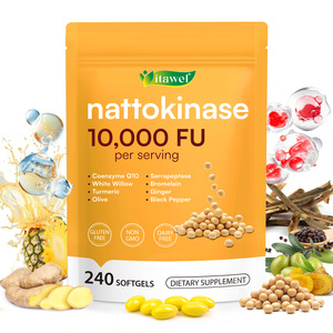 Itawel Migliora l'Immunità, Estratto di Natto, Enzimi di Natto 10000fu, Capsule di Nattokinase per Supportare l'Energia Cellulare e la Vitalità - Product Image 1