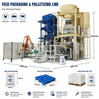 Palettiseur robotisé automatique pour sacs et boîtes de 25 kg et 50 kg, ligne de production de palettisation