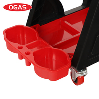 OGAS OEM Siège de tabouret de lavage de voiture Chaise multifonctionnelle ABS Tabouret roulant Creeper