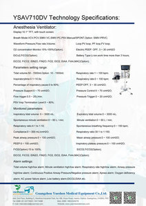 YSAV710DV Ysenmed anestesia animal larga Hospital Veterinario laboratorio granja zoológico animal oxígeno anestesia nueva anestesia para veterinario de caballos - Product Image 6