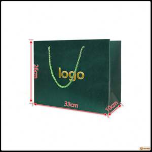 Customizable <b>Patterned</b> logo <b>Paper</b> Bags with Nylon Rope Handles for Premium Gifts and Footwear/apparel Applications - Product Image 2