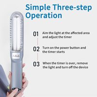 Lampe UV Kernel KN-4003BL, fourniture d'usine, lampe UV pour vitiligo, UVB 311nm, lampes UVB pour le psoriasis, lampe UVB à bande étroite portative KN-4003