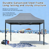 Tente de salon professionnelle personnalisée à double ouverture pour publicité extérieure, en tissu Oxford avec couverture en PVC, résistante aux UV et imperméable