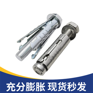สกรูขยายเกล็ดปลาสแตนเลส M12x80 สำหรับโรงเรือนพลังงานแสงอาทิตย์แบบชิ้นเดียว - Product Image 1