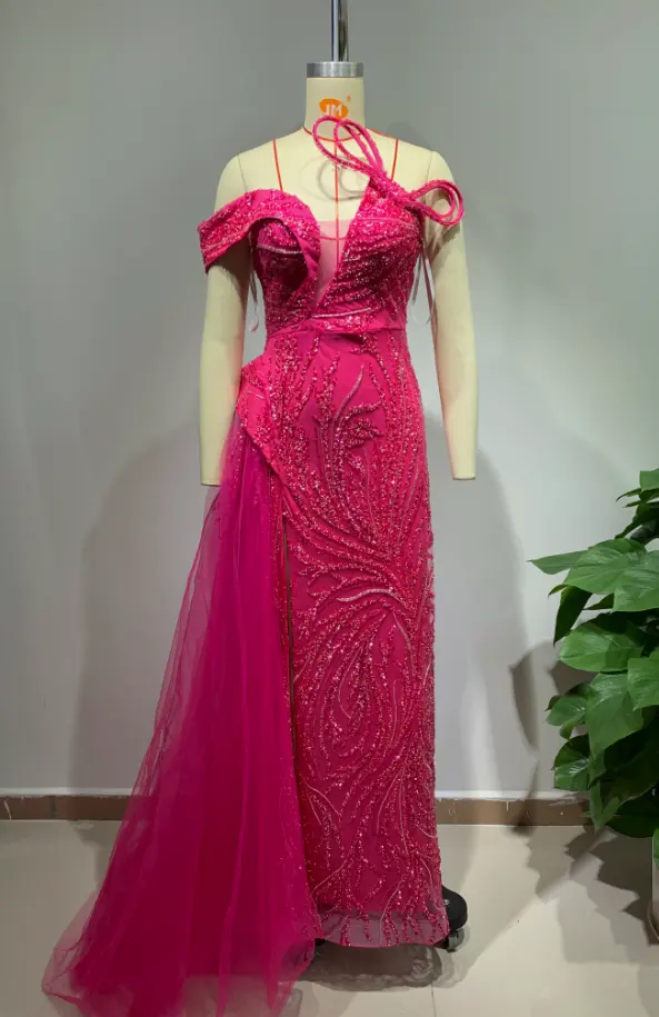 ED2605 Fashion Luxury Evening Dresses Mermaid Gowns Prom Evening Dress Birthday Dresses Women Sequin