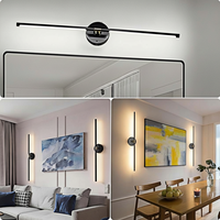 Appliques murales sans fil à LED dimmables TSINYE, fonctionnant sur piles, 360° °   Lampe de chevet LED rotative créative pour intérieur (lot de 2)