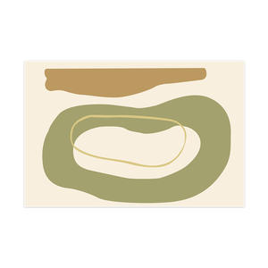 Alfombra Moderna Abstracta Rectangular Antideslizante de Fibra de Poliéster para Sala de Estar, Dormitorio, Decoración del Hogar H-198 - Product Image 5