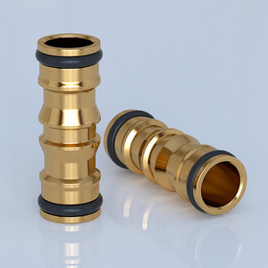 Raccord de tuyau à connexion rapide Guoma Ruixiang en laiton de 1/4 pouce pour la réparation de conduites d'eau - Product Image 1