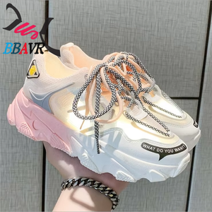 Zapatos Deportivos Casuales para Mujer, con Suela Gruesa, Estilo Moderno - Product Image 4