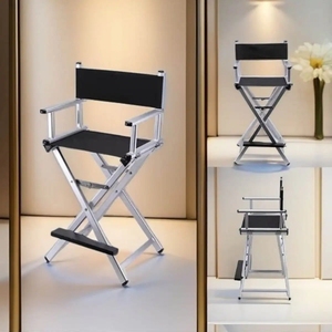 Nouvelle Chaise de Maquillage de Luxe Pliante et Pivotante pour Artistes, Qualité Supérieure, Modèle MK, Collection 2025 – Offre Spéciale Directeur - Product Image 2