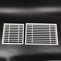Grille de retour d'air murale en alliage d'aluminium au design carré moderne, grilles de conduit d'air extérieur, vente directe usine, fourniture pour la maison
