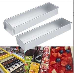 Molde Rectangular para Tiramisú, de Aluminio Grueso, Herramienta para Hornear Pasteles y Repostería, Juego Hecho a Mano para Uso en la Cocina del Hogar - Product Image 5