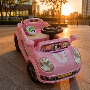 Auto Elettrica Giocattolo a Quattro Ruote con Telecomando per Bambini, in Plastica, a Batteria, Regalo di Compleanno per Ragazzi e Ragazze - Product Image 2