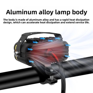Faro LED para Motocicleta, <span class=keywords><strong>Ojo</strong></span> <span class=keywords><strong>de</strong></span> <span class=keywords><strong>Demonio</strong></span>, Luz Roja Intermitente <span class=keywords><strong>de</strong></span> Dos Colores, Faro para Vehículo Eléctrico - Product Image 5