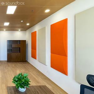 Звукопоглощающие панели Soundbox Office из ткани устраняют эхо в помещении - Product Image 1