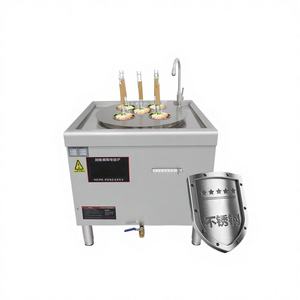 Marmite de cuisson électrique multifonctionnelle en acier inoxydable pour usage commercial, facile à nettoyer, idéale pour les soupes épicées et les nouilles, usage industriel - Product Image 1