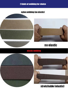 حزام نايلون سريع التحرير للصيد والتنزه، حزام مرن للرجال للعمل والرياضات الخارجية - Product Image 5