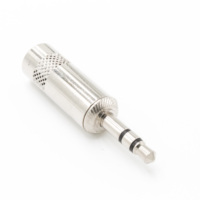 Connecteurs audio personnalisés 3,5 mm, fiches étanches 3,5 mm, prise casque stéréo plaquée or avec coque métallique, fiches à souder