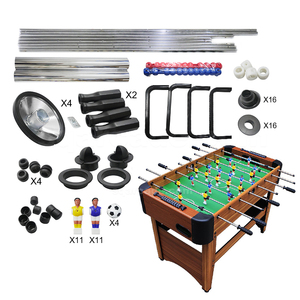 Mini Table de Football classique noire, 8 pôles, Machine de Football, Kit de bricolage pour adultes et enfants, Kit de Football, Kicker en métal - Product Image 6