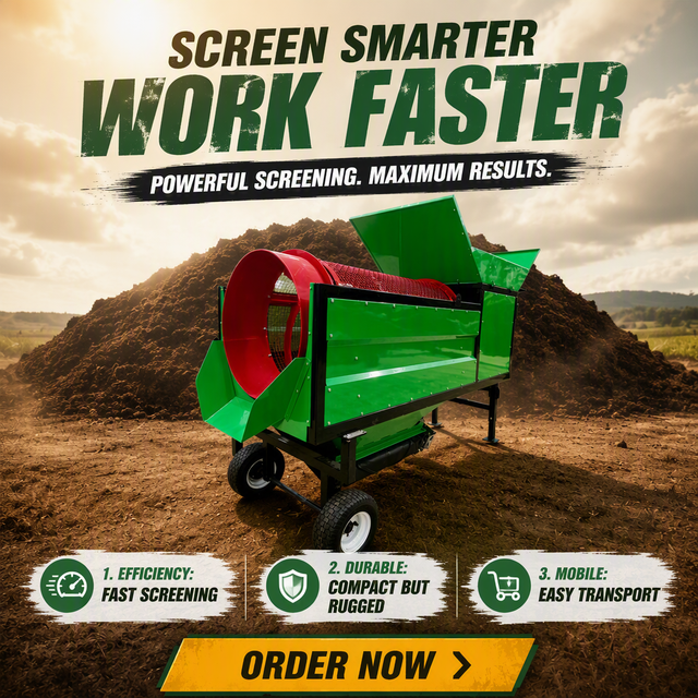 Portable Low Energy Consumption Small-scale Trommel Screen Machine Soil Screen Rotary Sifter Customized Screen 2-20mm