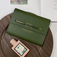 Carnet de notes A5 personnalisé avec logo, couverture en cuir PU de qualité supérieure, organiseur à spirales, ensemble cadeau avec stylo pour usage personnel et promotion professionnelle