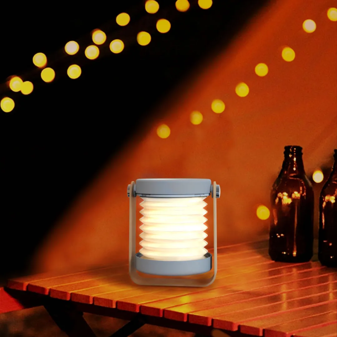 2023 luces Led recargables Usb multifuncionales para acampar linterna lámpara de tienda para senderismo portátil plegable Survive Led de madera 80 5V