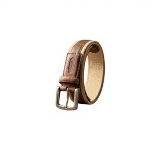 Ceinture en cuir de vachette absorbant la transpiration, boucle en acier, imperméable, robuste, écologique, design carré 3D, strass, impression de logo personnalisée - Product Image 5