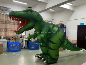 <span class=keywords><strong>Costume</strong></span> <span class=keywords><strong>gonfiabile</strong></span> del dinosauro <span class=keywords><strong>gonfiabile</strong></span> che cammina verde per la prestazione di evento - Product Image 2